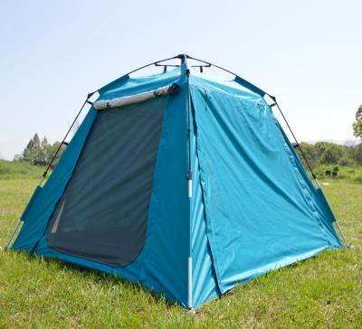 China Straight Tying Type Automatic Fully Inflatable Outdoor Portable Folding Quick-Open Camping Tent For Four-Season for sale