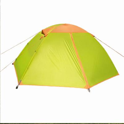 China Professional Double Layer Tent 2 Person Ultralight Tent Waterproof Lightweight Backpacking Straight Type Tent For Camping With Aluminum Pole for sale