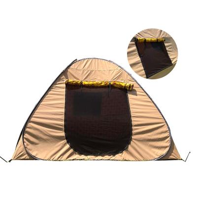 China Ground Trigone / V-type Nail Customized Pop Up Tent Middle East Portable Tent Durable Cotton Middle East Poly Canvas Pop Up Tent for sale