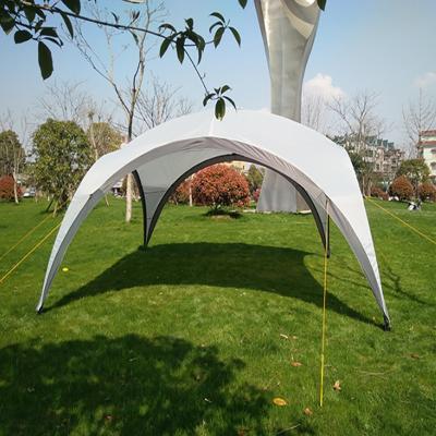 China Diamond Ground Nail Big Crossover Hexagonal Dome Shelter Screen Canopy Dome Sun Shelter Outdoor Garden Tent for sale