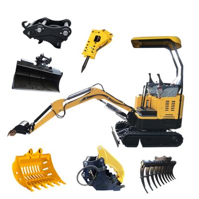 China Hot Sale CNCMC Smallest Mini Excavator CT17 Mini Excavator Small Digger Farms Machine For Sale In Span for sale