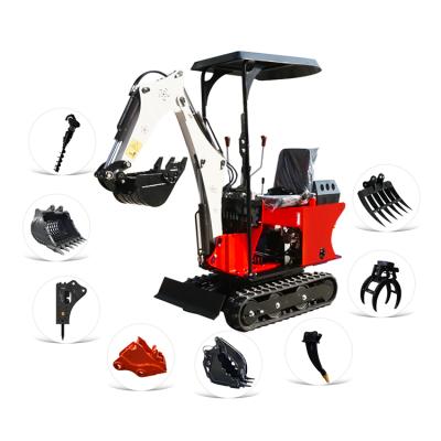 China Cultivate small mini hydraulic digging machine ct08 excavators for home use for sale