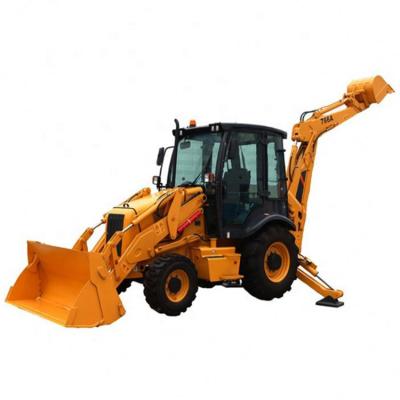 China Retail cheap price liugong CLG766A 8 ton 4x4 drive backhoe loader for construction for sale