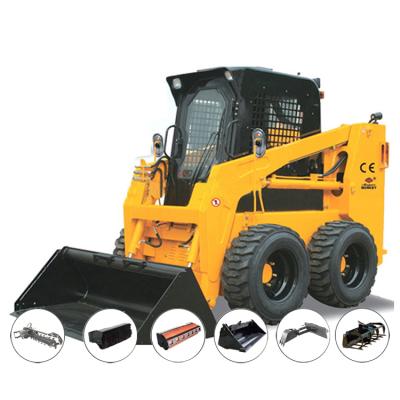 China food & Beverage Factory China JC60 Small Wheel Skid Steer Loader With 0.5m3 Bucket for sale