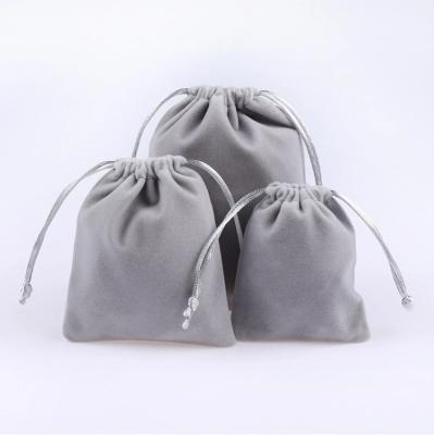 China Recyclable Color Cotton Jewelry Bag With Custom Logo Printing for sale