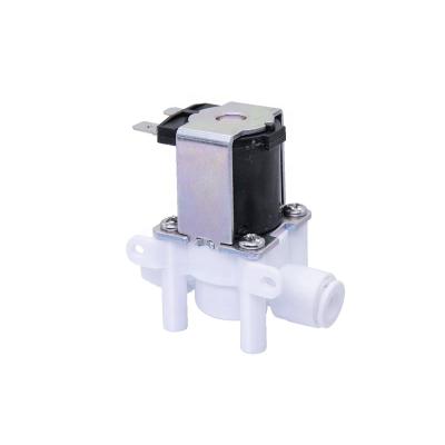 China DC12V 24V Water Control Solenoid General Mini Water Electric One Way OEM Plastic Water Purifier Valve 1/4