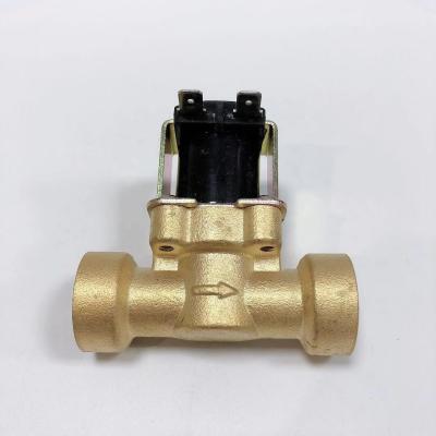 China 0.08Mpa DC220V DN15 Water Solenoid Valve Liquid One Way Valve Factory Wholesale Price Copper Brass Water Control Valve Female to Female for sale