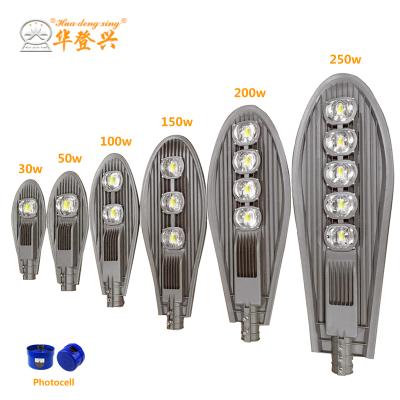 China LANDSCAPE factory price manufacturers options photocell outside OEM/ODM language street light 150 200 250 watt led street light for sale