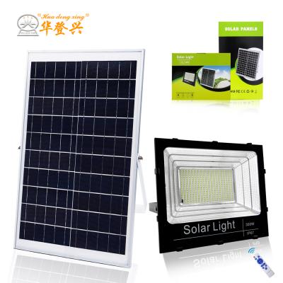 China New Design Garden LANDSCAPE Reflector Price Sales 25w 40w 60w 100w 200w Outdoor Energy Light Remote Control Led Solar Flood Lights for sale