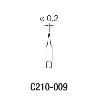 China Original T245 Handpieces JBC Cartridge Chisel C210-009 Soldering Tips for sale