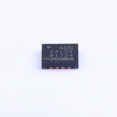 China New and original 16LFCSP ADG1412 SWITCH normal IC components electronics ADG1412YCPZ-REEL7 QUAD SPST for sale