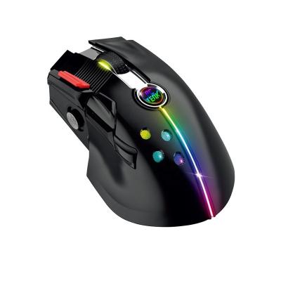 China Programmable Gaming Mouse Most Popular Ergonomic RGB Rechargeable Programmable Dual Led Optical Gaming Customize Mouse For Gamers for sale