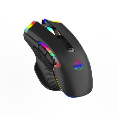 China Ergonomic Newcomer 2.4g Rechargeable Programmable Gaming Mouse Dual RGB Customize Keyboard and Mouse Cable Dual Wireless for sale