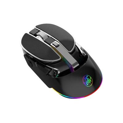 China Bestselling Gaming Mouse 2.4g Programmable Ergonomic Rechargeable Double Wireless Mouse Wired DPI RGB Driver Gaming Software Mice for sale