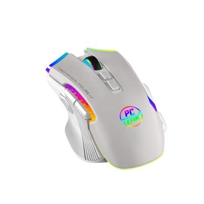 China Hot Sale 2.4g Dual RGB Gaming High Sensitivity High Sensitivity Multi Hook Mouse Trap Usb Rechargeable Programmable Wireless Dual Plush for sale