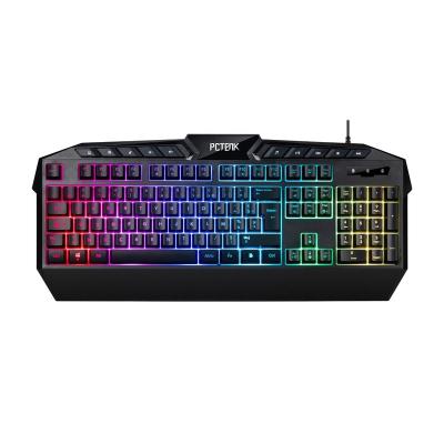 China Numpad Keyboard Anti-Ghost Membrane Led RGB Slim Usb Gaming Backlit PC Peripherial Wired Type-C High Mechanical Keycap Laser for sale