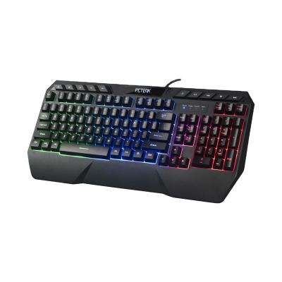 China Multimedia Anti Keys Keyboard Ghost Membrane Led RGB Usb Gaming Backlit PC Peripherial Wired 104 Key Mechanical Keyboard for sale