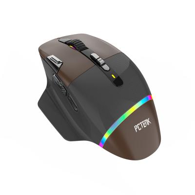 China Wireless Charging 800mAh Inline Programmable Gaming Mouse Ergonomic Programmable Mouse 2.4g Dual DPI Led RGB Optical Driver Gaming Customize Software Mice for sale