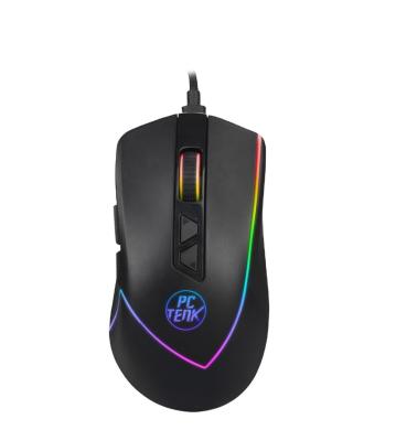 China Factory Direct Ergonomic Programmable Led Gaming Optical Gaming Mouse RGB Customize Software OEM Desktop Computer Mouse For Gamers for sale