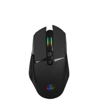 China OEM Optical 2.4g Dual RGB Light Factory Rechargeable Programmable Driver Wireless OEM Cable Game Directly Customize Private Mouse for sale