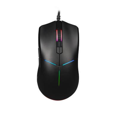 China Ergonomic Programmable Wired Gaming Mouse DPI Led RGB Optical Driver Gaming Customize Software Gaming Optical Mouse for sale