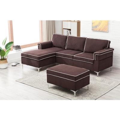 China Other New Custom Brown Fabric Couch Corner Sectional Sofas And Sectionals for sale