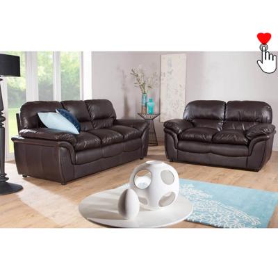 China Frank Adjustable Furniture Wholesale Tan Full Size Leather Sofa (Other) Set for sale