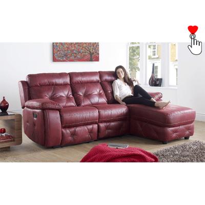 China Moderate Price Extendable Living Room 3 2 1 Set Extended Living Room Recliner Sofa Set for sale