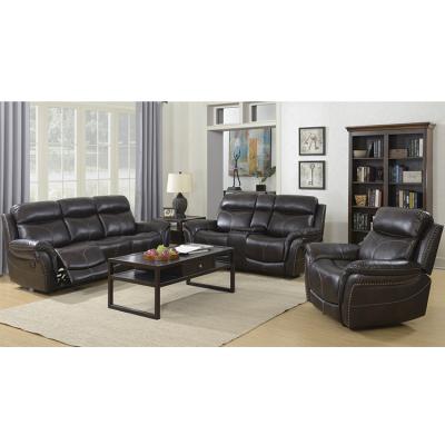 China Full leather sofa sectionals two seater recliner (other) adjustable good prices for sale