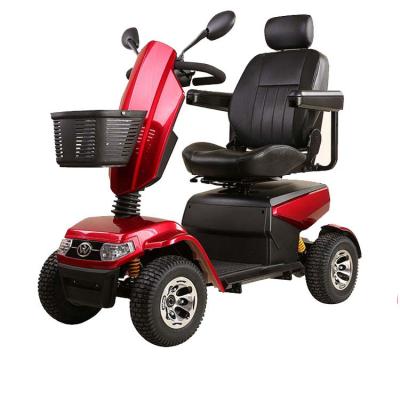 China Heavy duty PU wheel golf handicapped lightweight foldable mobility electric scooter for the elderly for sale