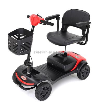 China Lightweight 2021 Unisex Folding Handicap Portable Adults Electric Mobility Scooter for sale