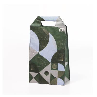 China Tyvek Include Knife Fork And Spoon High Density Lunch Thermal Insulated Tote Bag for sale