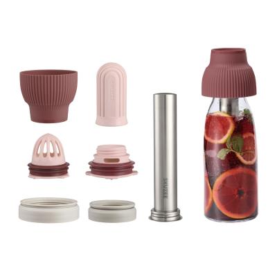 China Multifunctional PP Pour Drinks 360 Juicer Portable Fruit Perfectly Safe Human Body Wine Stopper Lid for sale