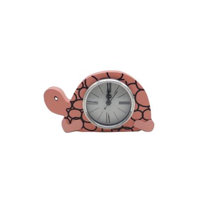 China Coastal Decoracion Coastal Aesthetic Animals Clock Turtle Room Hot Sale Wooden Clock for sale