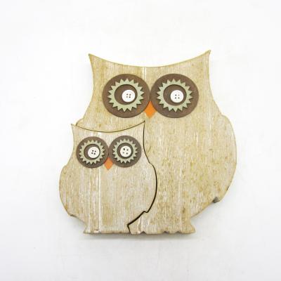 China Eco-Friendly Owl Stander For Home Decoration K/D Owl Minimalist Big And Little Owl Table for sale