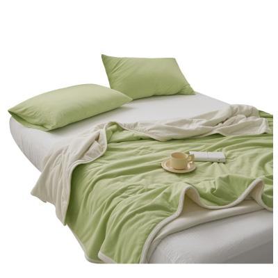 China Sustainable Green Style Soft Cotton Tencel Summer Quilt - Lightweight, Breathable and Skin-Friendly for sale