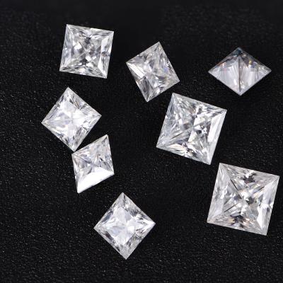 China Jewelry Making Wholesale Price Tianshizhiyue GRA Certificate Princess Cut Loose Gemstones Logo Can Be Customized VVS Diamonds D Color for sale