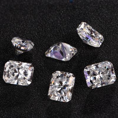 China Tianshizhiyue Wholesale Price D GH Color Mini Moissanite Diamond E-F in All Shapes with GRA Certificate Free Size for sale