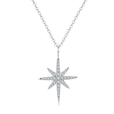 China TianShiZhiYue S925 moissanite north star celestial pendant necklace for sale