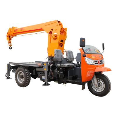 China TRUCK CRANE High Quality tricycle truck cranes 3 Ton Shop Crane Truck Hydraulic Crane Price Sales foldable for sale