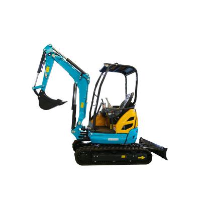 China Hydraulic Moving Excavator Digging Machine 2.5 Ton Crawler Mini Excavator 2.5t Wheel Excavator Land Working For Sale for sale