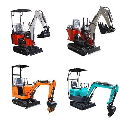 China Construction Projects Mini Digger 0.8Ton 0.9Ton 1.3 Ton Small Hydraulic Crawler Excavator Contract Excavator For Sale for sale