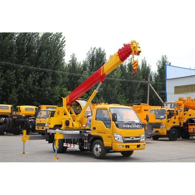 China TRUCK CRANE High Quality 5ton Small Boom Crane Truck Euro 6 Emission Standard Mobile Pickup Truck Crane For Sale for sale