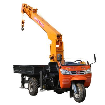 China TRUCK CRANE Tricycle Truck Cranes 3 Ton Truck With Crane Part Mini Mobile Engine Bridge Cranes For Sale Forestry for sale