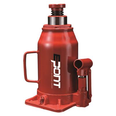 China 10T Car Jack High Quality Big Red Color American And European Type Hydraulic Bottle Jack for sale