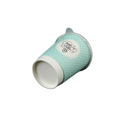 China Disposable 12oz Disposable Unique Hot White Disposable Coffee Design Paper Cups for sale