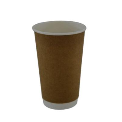 China Disposable Disposable Double Wall Or Single Wall Paper Cups With Custom Logo For Hot Coffee With PET/OPS/PP Lid for sale