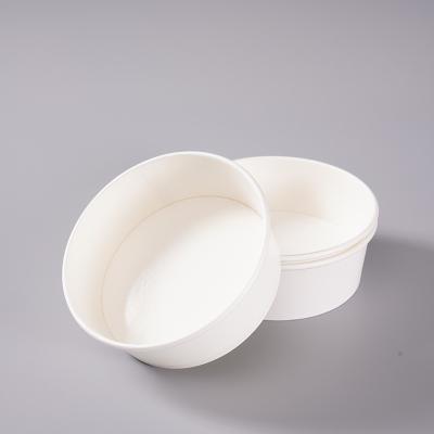 China China supplier hot sale paper bowl containers microwaveable paper rolls food packaging containers for salad fruit lunch for sale