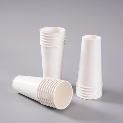 China Best Summer Disposable Selling 22oz Disposable Cold Soft Drink Paper Cup With Lid For Cold Drink Cola And Juice for sale