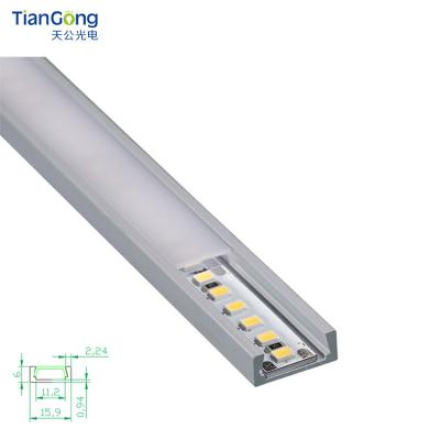 China Commercial super bright wide track led aluminum profile for led linear lights for sale